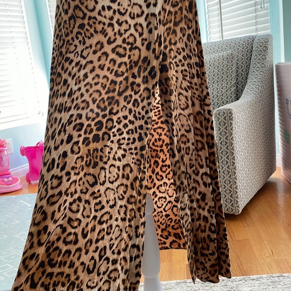 Zara Leopard Midi Skirt - Picture 5 of 5